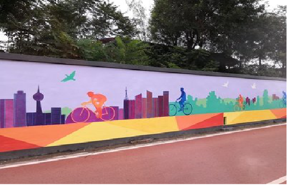  汤阴墙体彩绘-围墙