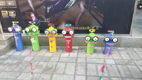  汤阴商业区彩绘