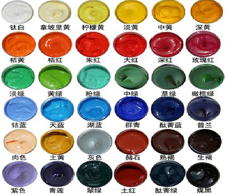  汤阴墙绘颜色的选择有讲究。