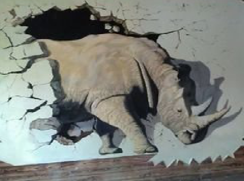 汤阴在墙绘中,如何绘制3D效果?